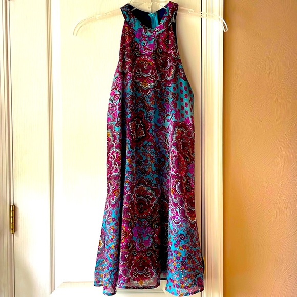 Multicolored Paisley Racerback Dress - Picture 5 of 7